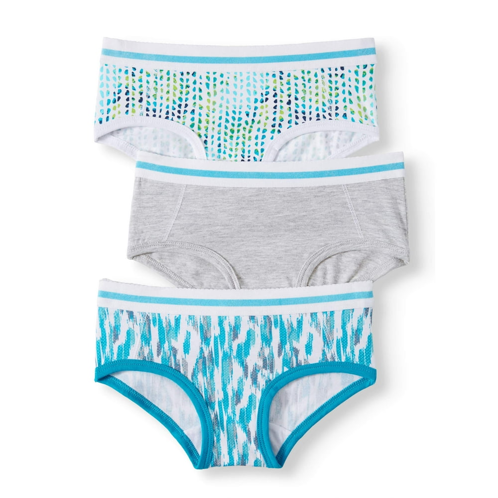 Layer 8 Layer 8 Girls' Everyday Cotton Stretch Hipster Underwear, 3