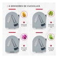 thumbnail image 2 of Espiralizador Rallador con 4 cuchillas de Acero Inoxidable Cookify, Cortador de Verduras en Espiral, 2 of 7