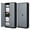 Black&grey, variant on STANI Metal Garage Storage Cabinet with 2 Doors and 5 Adjustable Shelves - 71" Steel Lockable File Cabinet,Locking Tool Cabinets for Office,Home,Garage,Gym