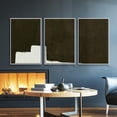 thumbnail image 4 of FCCUYE Abstract Wall Art When It Rains It Pours Painting Brown Modern Minimalist Artwork Canvas Prints Wall Decorations for Bedroom and Kitchen-Gold Floater Frame-26”x40”x 3 Panels, LS021, 4 of 6