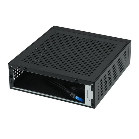 2X Caja de Computadora M10 Mini ITX, Chasis Host HTPC, Caja ITX USB2.0, Chasis de Control Industrial para Negocios de Oficina