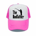 thumbnail image 2 of The Rodfather Godfather Fishing Printed Trucker Hat Sun Protection Baseball Hats Funny Dad Grandad Fishing Snapback Cap YP02956-60cm for adult Gao Jinjia LED, 2 of 2