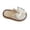 Beige, variant on SROBPTY Toddler Girls Sandals Pearl Summer Open Toe Flat Shoes for 3-12 Years