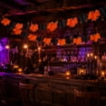 thumbnail image 4 of Halloween 3D Paper Garland, Pumpkin and Bat Patterned, 1 Pack Pre-Assembled, for Haunted House Bar Indoor Outdoor Halloween Party Decoration, 4 of 6