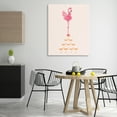 thumbnail image 3 of Stupell Industries Balancing Flamingo & Wine Novelty Painting Gallery Wrapped Canvas Art Print Wall Art, 36 x 48, 3 of 8