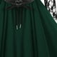 thumbnail image 5 of ICHUANYI Clearance Women Fashion Gothic Style Sexy Round Neck Banquet Festival Off Shoulder Long Sleeve Dress Lace Chiffon Dress(Green, XXL) ICHUANYI WER2023080904125, 5 of 5