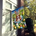 thumbnail image 4 of Cavalier Spaniel Easter Egg Hunt House Flag 28 in x 40 in, 4 of 7