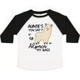 thumbnail image 3 of Inktastic Auntie's You Say Alpaca My Bags Boys or Girls Toddler T-Shirt, 3 of 5