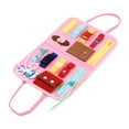 thumbnail image 4 of Sensory Bag, Basic Skills Bag Portable Dressing Learning Early Education  For Indoors For Kids, 4 of 8