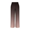 thumbnail image 2 of Bixock Summer Plus Size Pants for Women Print Drawstring High Waist Wide Leg Pants Loose Straight Legs Pants Workout Sport Loungewear Beach Vacation Casual Pants, 2 of 4