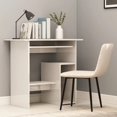 thumbnail image 1 of vidaXL Desk High Gloss White 80x45x74 cm Engineered Wood, 1 of 4