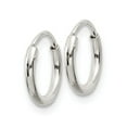 thumbnail image 2 of Sterling Silver 1.3mm Hoop Earrings, 2 of 3