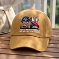 thumbnail image 6 of JULMCOMO 9/11 25th Anniversary Washed Cotton Baseball Cap We Will Never Forget Remember Patriotic Hat American Flag 2001‑2026 Hat for Men Women Yellow, 6 of 7