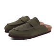 thumbnail image 1 of Zapatillas de corcho Zuecos para mujer Zapatillas de corcho de moda para hombre Zapatillas planas suaves para interiores Zuecos de gamuza de vaca Zapatos de playa para exteriores, 1 of 6