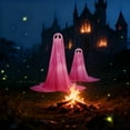 thumbnail image 5 of Clearance! akuxy Home Decor Glowing Halloween for Outdoor Yard Party Scary Garden with LED Light Pink,34cm, 5 of 6
