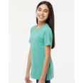 thumbnail image 2 of SoftShirts Youth Organic T-Shirt, S, Seafoam, 2 of 5