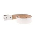 thumbnail image 3 of Gelante Genuine Full Grain Leather Belt Strap Without Belt Buckle. White-XL, 3 of 5
