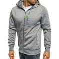 thumbnail image 2 of Qarigey Sudaderas con capucha para hombre, chaqueta con cremallera, ropa para exteriores, equipo de senderismo, ropa deportiva para trotar, suministros Abrigos y chamarras SG Qarigey AP012955-03, 2 of 6