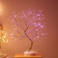 thumbnail image 2 of Luces navideñas led lámpara de alambre de cobre árbol de perlas luz interruptor táctil gypsophila luz de noche, 2 of 6