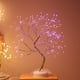 thumbnail image 4 of Luces navideñas led lámpara de alambre de cobre árbol de perlas luz interruptor táctil gypsophila luz de noche, 4 of 5