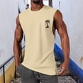thumbnail image 2 of HCNTES Shirt for Men Undershirt Tank top Sleeveless Tummy Control Shapewear Vest Men(Beige,S), 2 of 4
