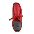 thumbnail image 4 of Hamara Joe Mens Leather Chukka Casual shoes, Red, 4 of 7