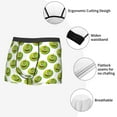 thumbnail image 3 of Yiaed Happy Fruit Print Men's Soft Cotton Boxer Shorts Breathable Boxers Underwear Moisture-Wicking Underwear Stretch Boxer Briefs for Man-X-Large, 3 of 5