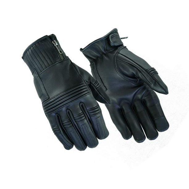 Daniel Smart Leather GlovesGoatskin leatherStretch Knuckle Motorcycle