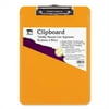 CLI Rubber Grip Clipboard, Neon Orange