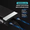 thumbnail image 3 of Linterna LED 10000 lúmenes, 5000 mAh USB recargable 26650 batería incluida, 117 modos de luz, zoom, largo tiempo de trabajo linterna táctica de mano para camping, senderismo, caza, emergencia, 3 of 5