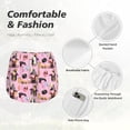 thumbnail image 6 of Lsque 2336109497 Printed Women's Running Shorts with Liner Pockets,Elastic Quick Dry Workout Athletic Gym Yoga Shorts,Womens High Waist Shorts-Small, 6 of 9