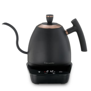 Ikan 0.8L Gooseneck Pour Over Coffee Kettle, Stainless Steel 800W Electric  Coffee Kettle for Coffee Tea Brewing, with Temperature Control & Timer