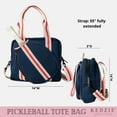thumbnail image 4 of Kedzie Pickleball Paddle Carrying Tote Bag Navy, 4 of 8