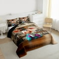 thumbnail image 3 of Castle Fairy Boys Girls Cartoon Cow Twin Comforter Sets,Cute Farmhouse Animal Bedding Set, 3 of 8