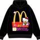 thumbnail image 1 of Sanrio-suéter de Hello Kitty con dibujos animados de Anime Y2K, abrigo para pareja de chicas picantes, Top holgado de gran tamaño, Top de Academia de moda coreana, Otoño/Invierno 2023, 1 of 4