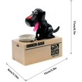 thumbnail image 4 of Cachorro Piggy Bank, My Dog Piggy Bank, Cute Robotic Coin Masching Toy Money Box, Ahorro de dinero Coin Bank Gift (Negro) XianweiShao 8390615101967, 4 of 5