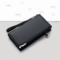 thumbnail image 4 of Fashion ID Long Wallet Solid Color Men Hasp Purse Multiple Card Slots Clutch Bag, 4 of 6