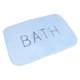 thumbnail image 2 of Alfombra azul para baño y dormitorio, antideslizante, absorbente de agua, 2 of 6