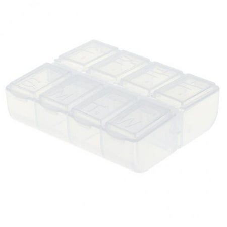 

2x Storage Case 8-Cells DIY for Screws Washers Electronic Parts 2 Pcs