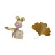 thumbnail image 5 of Estatua De Niña De Resina Moderna Con Bandeja Para Guardar Llaves Y Hojas De Ginkgo De Hierro Forjado, Decoración De Pared, Escultura Abstracta Para El Hogar, La Oficina Y El Dormitorio., 5 of 8