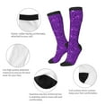 thumbnail image 6 of Balery Purple Glitter Fun Novelty Socks Men'S Women'S Crew Socks Funny Crazy Novelty Socks Quirky And Cool Socks, 6 of 9