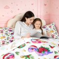 thumbnail image 5 of Manfei Festive Dinosaur Wildlife 7pcs Queen Bedding,Traditional Santa Hat Bedding Comforter Set Queen,Green White,Christmas Reversible, 5 of 6