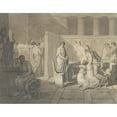 thumbnail image 2 of Jacques Louis David 18x15 Gold Ornate Wood Frame and Double Matted Museum Art Print Titled - The Lictors Bringing Brutus the Bodies of His Sons (1787), 2 of 4