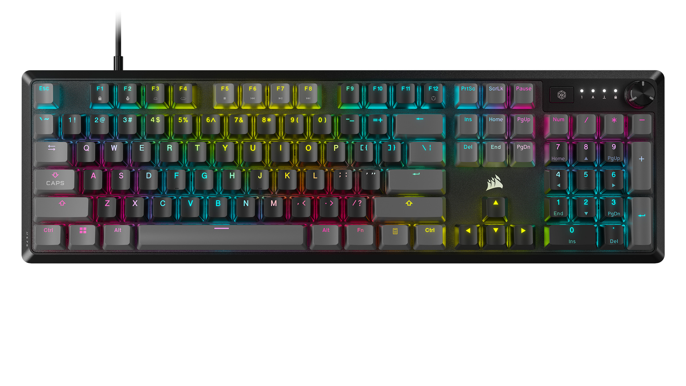 Corsair K70 Core RGB Mechanical Gaming Keyboard, Gray photo 1