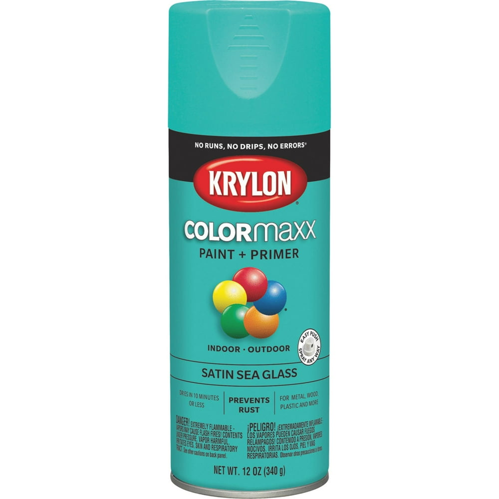 Krylon Diversified Brands 249477 12 oz Sea Glass Satin Spray Paint ...