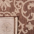 thumbnail image 6 of Safavieh Courtyard Cynthia Oriental Indoor/Outdoor Area Rug, Chocolate/Natural, 2' x 3'7", 6 of 10