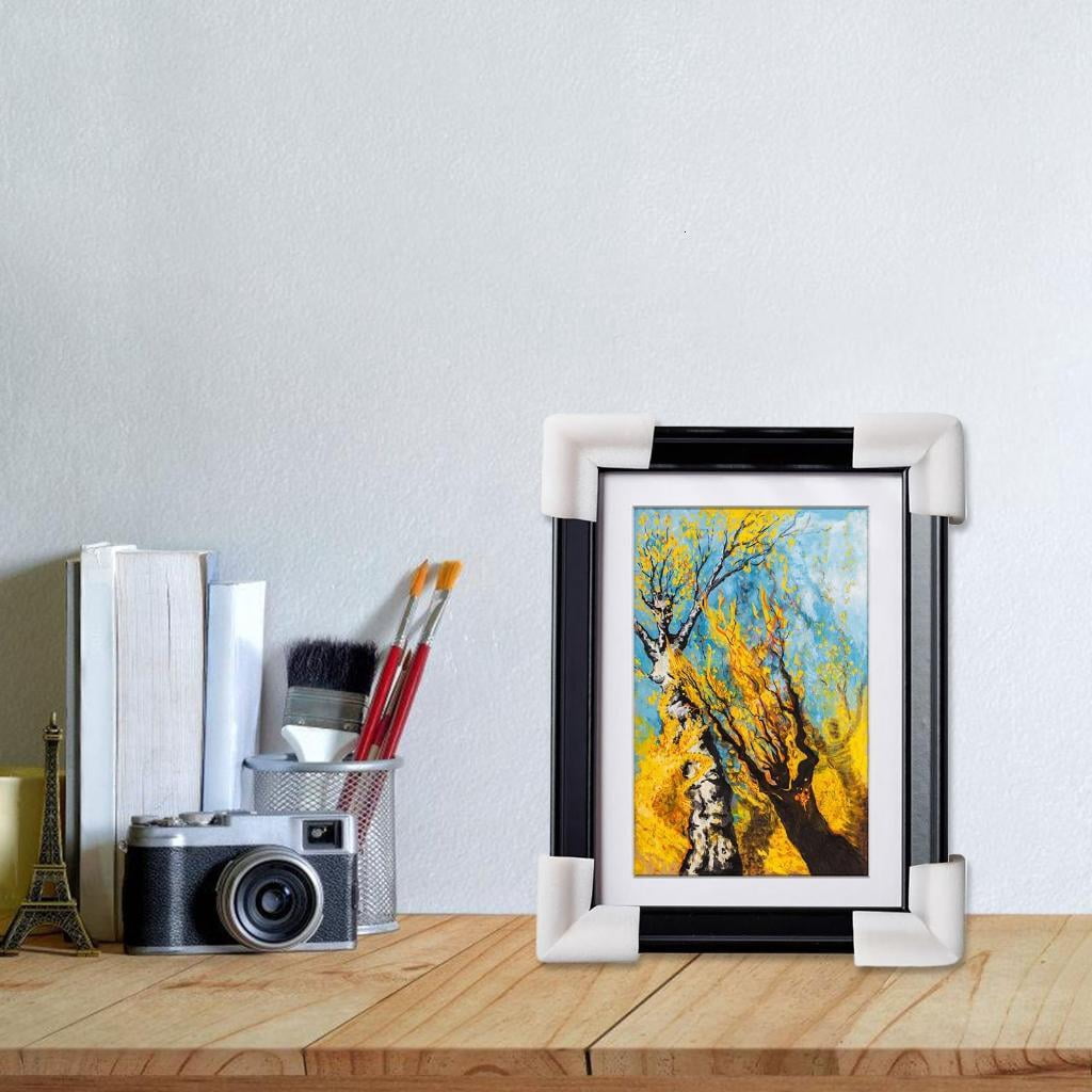 24Pieces Foam Corner Protectors for Secure Packaging of Fragile Items Electronics Photo Frame Mirrored Edges Guards