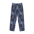 thumbnail image 4 of Goofa Sunflowers Printed Soft Pajama Pants for Men, Wide Leg Comfy Casual Lounge Yoga Pants-Large, 4 of 9