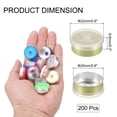 thumbnail image 2 of Uxcell Tapas Flip Off de 20 mm 200PCS Sellos Sin Bisel Tapas Flip Off para Frascos de Vidrio Botellas Liofilizadas, Claro/Dorado Verde, 2 of 6