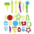 thumbnail image 1 of 24pcs Plasticine Mold Toys Diy Plasticine Mold Plasticine Toys Animal Rolling Pin Mold Educational Playthings, 1 of 4